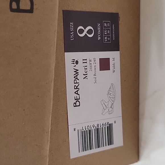 EUC BEARPAW Meri II Strappy Ankle Strap Sandal Size 8 - Picture 7 of 8